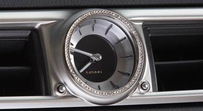 車庫小舖 LX-MODE 施華洛世奇 水鑽裝飾 啟動按鈕 中央時鐘 IS200T IS300H GS200T GS350