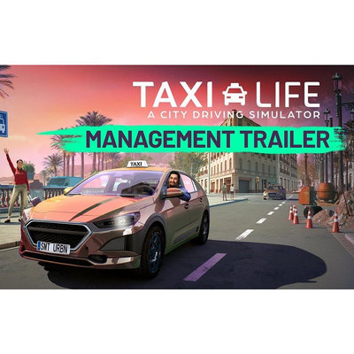 電玩界 出租生涯 模擬城市駕駛 繁體中文版 Taxi Life A City Driving Simulator PC電腦單機遊  滿300元出貨