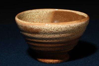 十九世紀老日本製 一 萩燒  井戶 茶碗