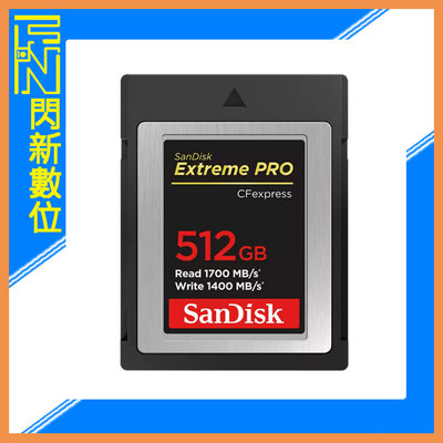 ☆閃新☆SanDisk Extreme PRO CFexpress Type B 512GB/512G 1700MB/s