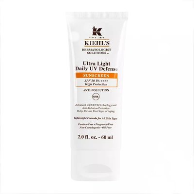 KIEHL'S 契爾氏 集高效清爽UV防護乳 SPF50 PA++++ 60ml. 盒裝 KIEHLS