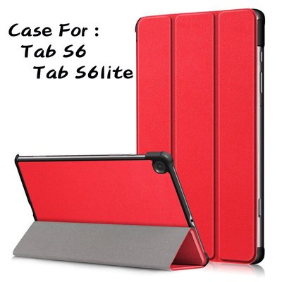丁丁 高品質 三星 Galaxy Tab S6 Lite P615 平板電腦外殼 P610 三折 10.4 吋 保護套