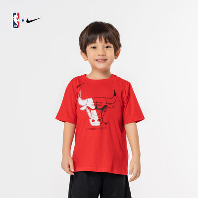 NBA-Nike?Kids 芝加哥公牛隊 LOGO 幼童短袖T恤