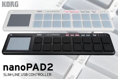 小叮噹的店- USB MIDI 控制器 KORG NANOPAD 2代 迷你鍵盤控制器