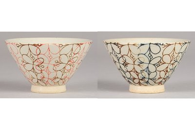 《散步生活雜貨-廚房散步》日本製 西海陶器 波佐見燒 Nord 蝴蝶 飯碗(中) - 兩色選擇