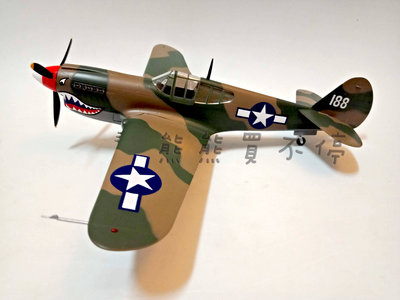 [在台現貨/大比例#39313] 美國 空軍 P-40M 戰鬥機 P40 鯊魚嘴 塗裝 1/48 飛機模型
