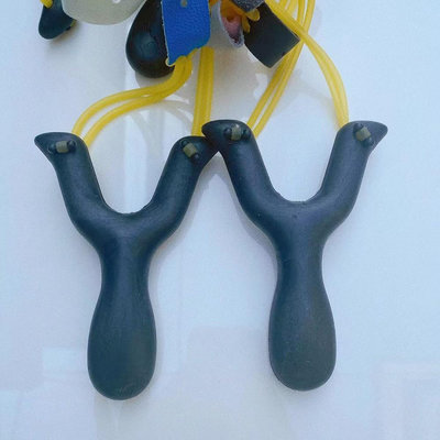 批發 批發 現貨戶外彈弓懷舊玩具圓形皮筋玩具Y型彈弓ABS黑塑料兒童傳統彈弓地攤
