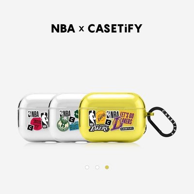 熱銷 CASETiFY x NBA聯名 NBA球隊適用AirPods/Pro/2代耳機保護殼可開發票