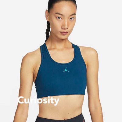 【Curiosity】二手！Jordan Jumpman 女款中度支撐型單片式襯墊運動內衣 藍S號$1480↘$499