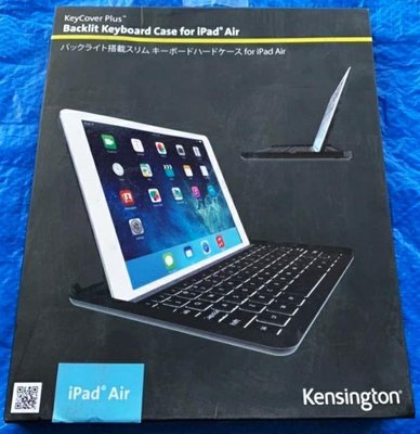 Kensington藍牙鍵盤保護套 9.7吋 iPad Air 掀蓋式立架