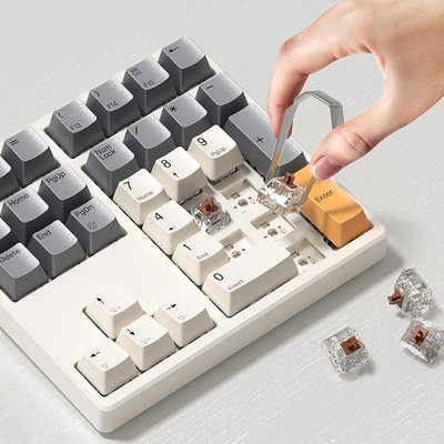鍵盤 魔蛋MF17鍵 34鍵 數字小鍵盤 機械 外接筆記本 臺式機財務USB鍵盤
