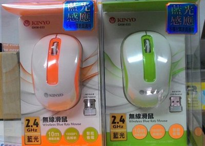 @淡水無國界@ KINYO 耐嘉 2.4GHz 藍光 無線滑鼠 GKM-533 滑鼠 無線滑鼠 迷你輕巧 攜帶方便 無線