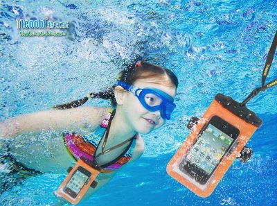 出清Tteoobl特比樂T-10B智能手機防水袋 防潑水可觸控 運動臂套 iphone4 5s各廠牌手機適用 潛水 衝浪
