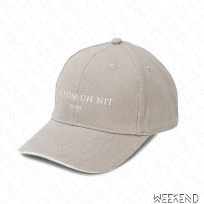 【WEEKEND】 IH NOM UH NIT Logo 帽子 棒球帽 潮帽 灰色