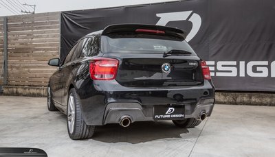【政銓企業有限公司】BMW F20 3D款 碳纖維 卡夢 後下巴 雙邊單出 MTECH 保桿專用
