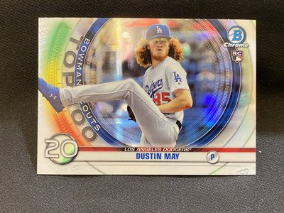 Dustin May 2020 Bowman Chrome RC 新人特卡 Scouts tip 100