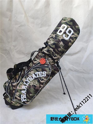 運動套件~PEARLYGATES高爾夫球包迷彩超輕支架包PG89笑臉球袋腳架包golf【電器鼠】