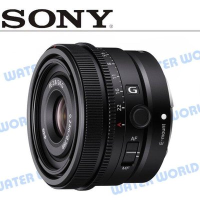 【中壢NOVA-水世界】SONY 24mm F2.8 G 廣角定焦鏡頭 SEL24F28G 公司貨