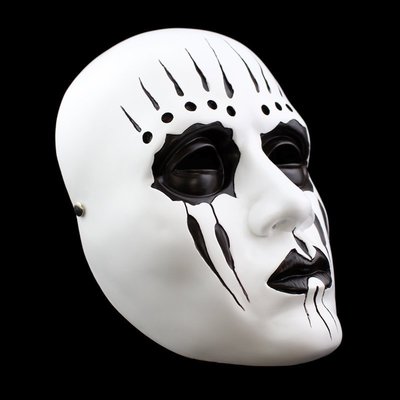 ...萬圣節Slipknot Joey Mask活結樂隊裝扮白色全臉樹脂*特價優惠