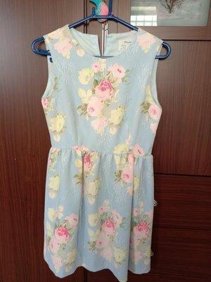 韓版blooming水藍洋裝