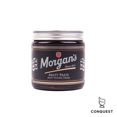 【 CONQUEST 】英國 Morgan's Matt Paste 霧面光澤髮蠟 啞光 痞霜 髮泥 髮乳 120ml