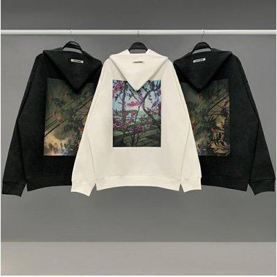 特賣-FEAR OF GOD FOG ESSENTIALS復線花卉潮流寬松高街長袖衛衣帽衫男[]