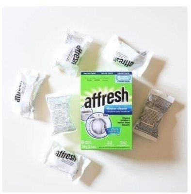 熱賣 買二送一 Affresh 家用洗衣機槽清潔劑 滾輪波輪清潔汙垢清潔片 泡騰片 洗衣機清潔錠6錠