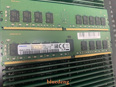 全新 三星 16G 1R×4 PC4-2933Y DDR4 ECC REG RDIMM 伺服器記憶體