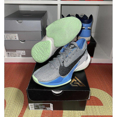 Nike Zoom Freak 2 Particle Grey 灰藍綠 CK5424-004 +預購慢跑鞋【ADIDAS x NIKE】