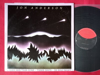 jon anderson（YES主唱）/easier said than done/45轉12吋單曲/英國版NM-