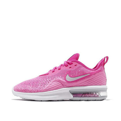 NIKE系列-WMNS NIKE AIR MAX SEQUENT 4 女款 氣墊 粉紅色休閒鞋-NO.AO4486601