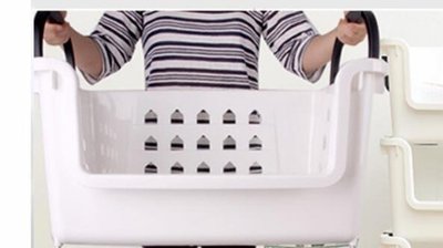 韓國原裝進口 有手把的收納箱大型玩具箱雜物衣服收納櫃可堆疊收納盒髒衣衣服多功能收納盒子 4658c