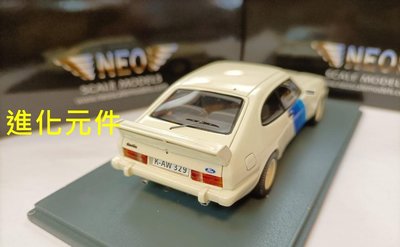 Neo 1 43 福特雙門轎跑車模型 Ford Capri WerksTurbo 1981 白色