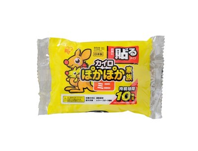 IRIS 袋鼠家族 暖暖包 1盒30片 孩童 女用 長效 【日本境內版】 戶外保暖 手握式 黏貼式 日本製