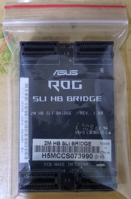 ASUS ROG SLI HB BRIDGE(2-WAY-M) 顯卡橋接器 連接器寬度60mm