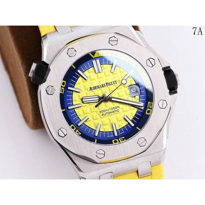 AP愛彼男生手錶AP15710系列皇家橡樹系列八角型錶圈離岸型潛水腕錶3120機芯