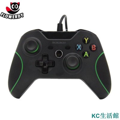 有線雙震動手柄適用於 Xbox One 用於 PC 主機遊戲控制器遊戲機遊戲手柄玩遊戲與遊戲機-雙喜生活館