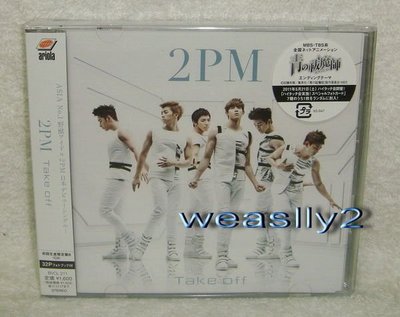 2PM Take Off (日版初回限定CD+32P寫真冊: 寫真卡) 青之驅魔師 免競標