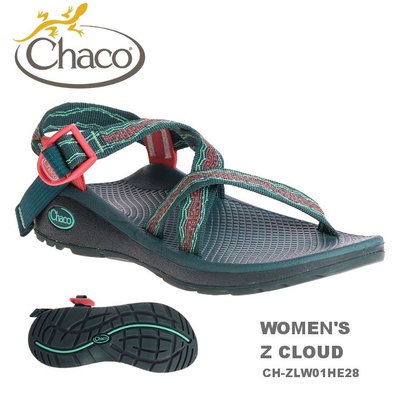 【速捷戶外】美國 Chaco Z/CLOUD 越野紓壓運動涼鞋 女款CH-ZLW01HE28 -標準(蛋漾彩),戶外涼鞋