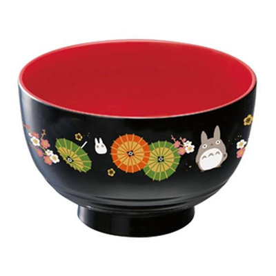 吉卜力 日本正品 日本製 漆器 缽皿 碗 宮崎駿 龍貓 和風 漆器碗 碗公 卡通碗 餐具 4973307475979
