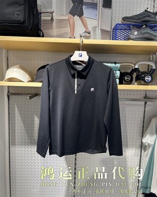 熱銷 男裝年冬季新款高爾夫舒適針織長袖POLO衫A11M245201 可開發票