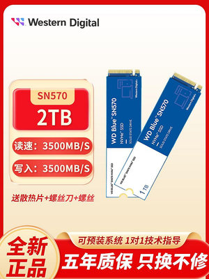 WD西數SN570/580/770/850X1T/2T臺式機M.2筆記本M2固態1TB硬盤SSD