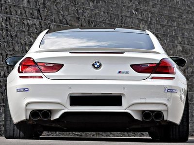 《OME - 傲美國際》BMW F13 M6 兩門 ABS 樣式尾翼 640I 640IX 650I 650IX 密合度超高
