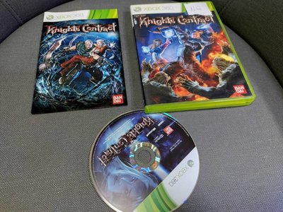 收藏絕版經典遊戲 xbox360遊戲 騎士契約 Knights Contract美版 英文版 光碟不讀NG收藏品