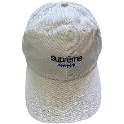 現貨熱銷-Supreme 21SS Classic Logo6-Panel小標刺繡字母彎檐帽紐約鴨舌帽