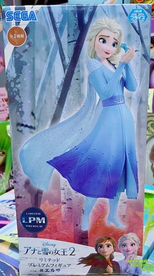 BOXX潮玩~【全新】SEGA 世嘉 LPM 迪士尼公主 冰雪奇緣2 艾莎 Elsa