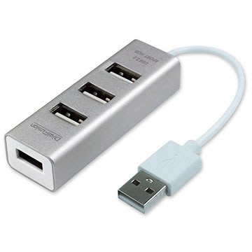 伽利略 USB2.0 4埠 HUB 鋁合金 (UH04T)