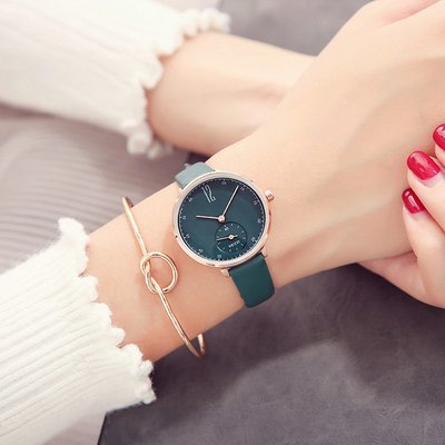 新款手錶女 百搭手錶女珂紫手錶時尚氣質簡約女款石英時裝錶kezzi皮帶學生手錶女 女士