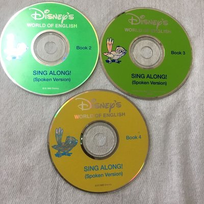 【彩虹小館6】SING ALONG(spoken version) 朗誦版2.3.4寰宇迪士尼美語DISNEYS_單片300元