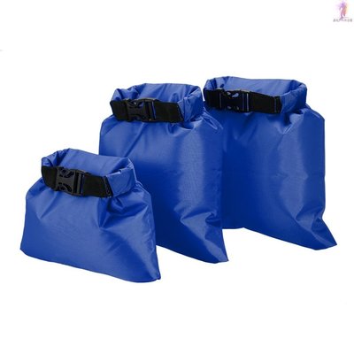 【易途】Lixada 3 件裝 1L+2L+3L 防水乾袋戶外便攜式超輕幹袋露營背包皮划艇